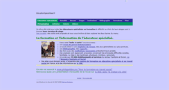 Desktop Screenshot of educationspecialisee.fr
